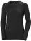 Helly Hansen W Lifa Merino Midweight Crew Ls Tshirt - Black, XL