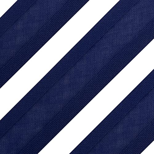 Realm Bias Binding Tape, Cotton, 1 Inch / 25mm - 5 Metres (Ink)