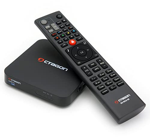Octagon SX988 4K UHD H.265 HEVC Internet Smart TV Set-Top Box - Multi-Boot Receiver und Sat to IP TV, DLNA, YouTube, Web-Radio, Schwarz