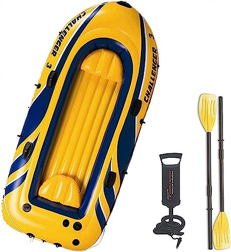 PJQUEKAIPJ Schlauchboot-Set, aufblasbares Fischerboot für Erwachsene, Gummiboot, Schlauchboot zum Angeln, Fischerboot, 250 x 135 cm