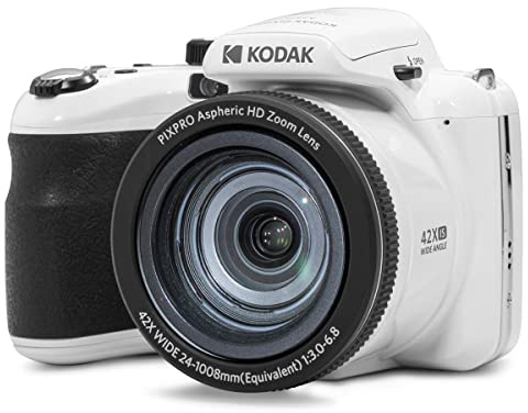 Kodak Pixpro AZ425 Astro Zoom 20MP Digital Camera with 42x Optical Zoom 3-Inch Display Full HD 1080p Video White (Renewed)