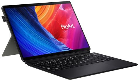 ASUS ProArt PZ13 OLED HT5306QA#B0D5RH8H2C, Notebook in alluminio con Monitor da 13.3 Glossy, Copilot+ PC, Processore Snapdragon® X Plus, RAM 16GB, 1TB SSD, Qualcomm® Adreno™ GPU, WIN 11 HOME, Nero