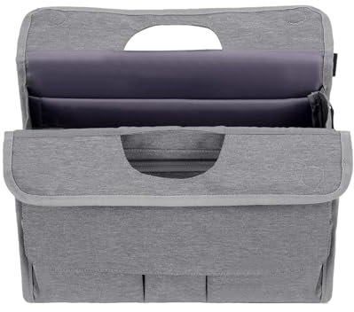 Organiseur de bureau à suspendre – Sac de rangement pour magazines et dossiers | Porte-documents mural | Panier de table d'appoint | Rangement latéral de bureau pour bureau