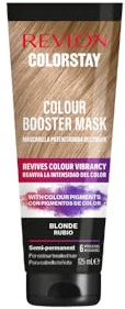 Revlon, Colorstay, Masque Booster de Couleur, Coloration Temporaire, Soin pour entretenir la coloration, Ravive l'éclat, intensifie, hydrate, Cheveux blonds platine, 125ml, 6 Utilisations
