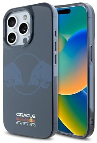 CG MOBILE Red Bull RBHMP15L24HIDBV Hülle für iPhone 15 Pro 6.1 Marine IML Two Bulls kompatibel mit MagSafe