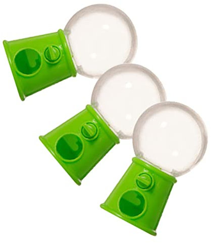 Mikikit 3pièces Distributeur De Bonbons Machine à De Gomme Distributeur Automatique Pour Garçon Fille Lot De Mini-machines Boîte à Bonbons Simple Et Amusante