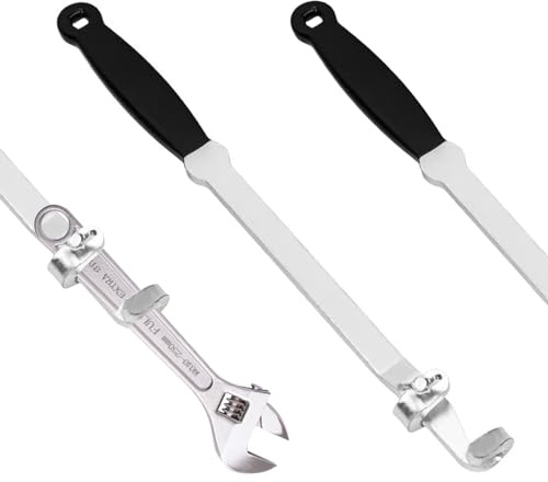 SUNOYA Skiftnyckel förlängningsverktyg, 500 mm nyckelförlängning, förlängningsstång, förlängningsnyckel, Offset Extension Wrench för mekaniker och bilreparationer, svart