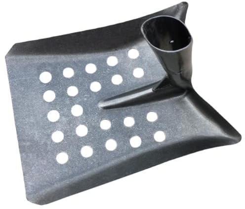 ABOOFAN Pala de Limpieza Plana Multiusos para Jardín y Agricultura, Herramienta Metálica Resistente y Robusta para Limpiar Estiércol de Vacas y Cabras