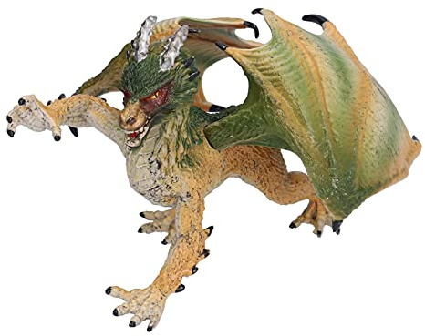 HUSHUI Drakmodellleksak - Naturtrogen Flygande Drakefigur för Fantasifull Lek - Perfekt Present Till Barn - Slitstark Plast - 23,5 X 13,3 Cm