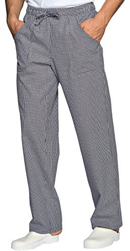 Isacco 044649 Pantalaccio pied de poule bianco/nero Isacco L
