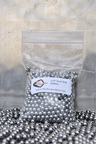 The Pocket Shot 1/4 inch Slingshot Ammo 1000 Count