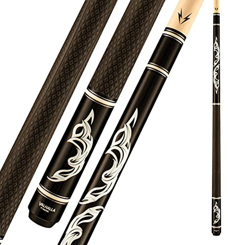 VIKING Valhalla Pool Cue 58 Billiards Stick Pick Your Design 300 and 400 Series (18oz, VA485)