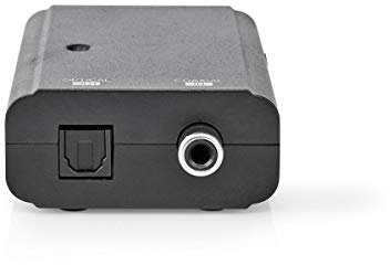 Convertitore audio digitale - 1 via - ingresso: 1x S/PDIF - Uscita: TosLink Female - eARC - Manuale - Nero