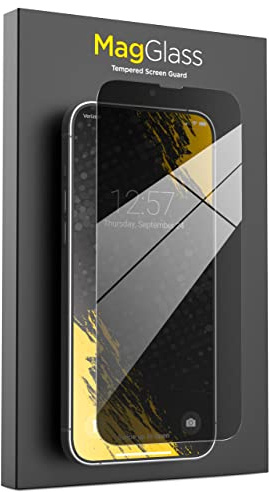 magglass Privacy+ Guard for iPhone 14 PRO MAX Privacy Screen Protector Tempered Glass, Case Compatible (Anti-Spy Side Tint)