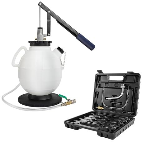 AllRight 7,5 L Getriebeöl Einfüllgerät - Effizientes Getriebe Differential Ölwechselgerät - Öleinfüllgerät mit Ölabsauger - Sicheres Befüllgerät zum Öl Einfüllen