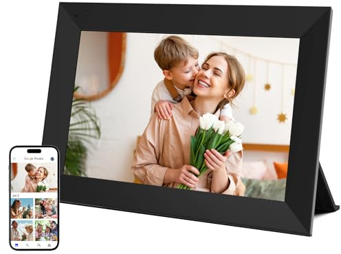 CozylaHome 10,1 tum HD svart pekskärm WiFi digital ram-Annie