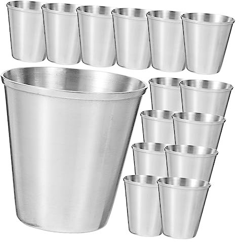 Generico Bicchiere Da Vino in Acciaio Inossidabile Portatile E Infrangibile Per Bevande Fredde E Utilizzo Domestico