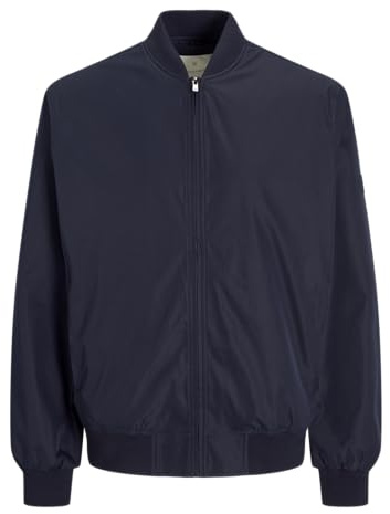 JACK & JONES Cazadora para hombre, azul marino, M