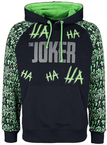 The Joker Unisex Erwachsene Ha Contrast Hoodie, Schwarz , S