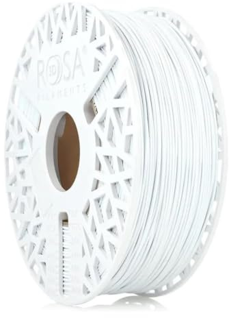 ROSA3D ABS+ Filament 1.75 mm für 3D Drucker, Weiß Spule 1kg
