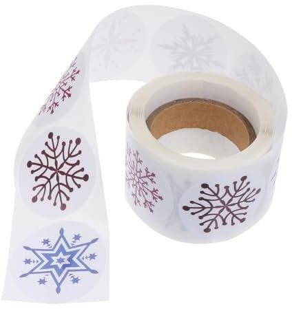 NUOBESTY Pegatinas De Obsequio De Copos Para Manualidades Navideñas De Etiquetas Autoadhesivas Materiales Para Manualidades Sellar Regalos