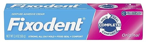 Fixodent Denture Adhesive Cream, Original, 2.4 oz.