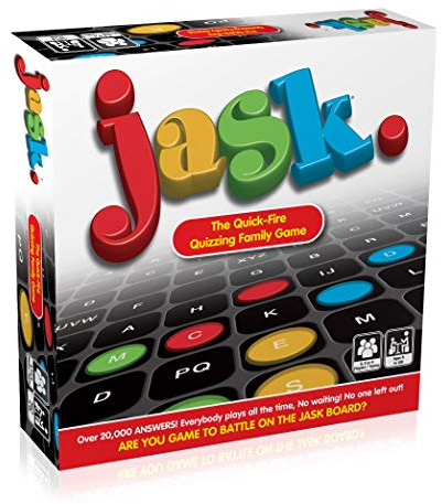 Jask - The Quick-Fire Quizzing Family Game !! The Categories Game for Words and Knowledge, Jask isn't just for Christmas it is for life. Everyone plays all at the same time!