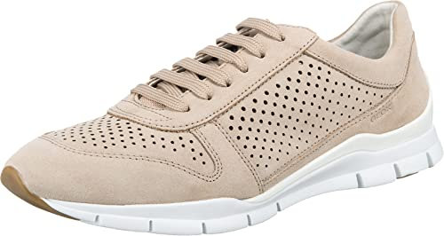 Geox Damen D Sukie B Sneakers, Lt Taupe, 40 EU