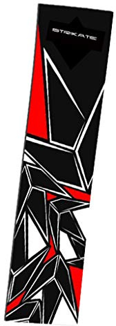 Sharplace Longboard Skateboard Feuille 122x26cm Papier Abrasif Long Board Grip, Diamant Rouge, 122x26cm