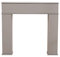 Homeke Living Room Hallway Wooden Fireplace Surrounds Decorative Mantelpiece Storage Fireplace Mantel White/Grey (Grey)