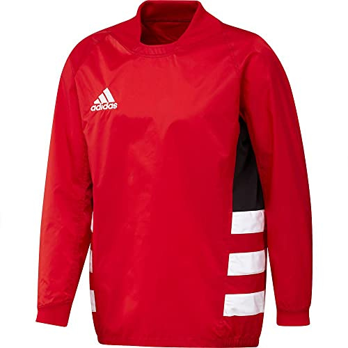 adidas Herrar Rugby Wind Top Anorak, flerfärgad (Escarl/Blanco), L, Flerfärgad (ESCARL/BLANCO), L