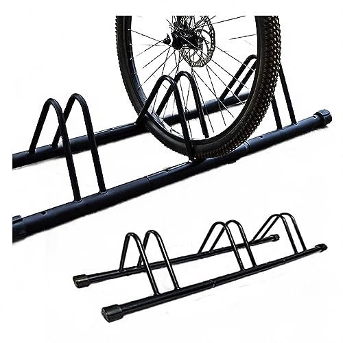 MAOTN Vertikaler Parkständer mit Kartenposition, Ausstellungsständer für Fahrräder aus Kohlenstoffstahl im Innenbereich, Aufbewahrungsständer für die Wartung von Mountainbikes,Black1,Size