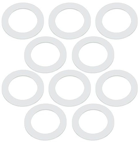 OTOTEC 10 anillos de reducción de bujes de hoja de sierra, anillo de conversión, anillo adaptador espaciador de acero para amoladoras angulares, hojas de sierra circular, herramientas de carpintería,