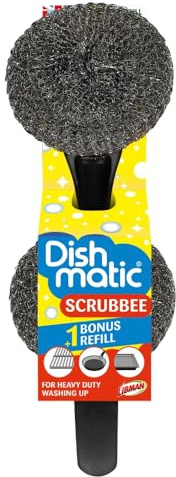 Dishmatic Scrubbee & 1 Bonus Refill