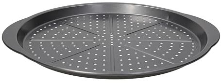 Tognana Planet Pizza, Teglia pizza forata 38 x 35 cm, Acciaio, Grigio