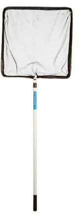 Dehner Teichkescher mit Teleskopstiel, quadratisch, ca. 40 x 40 cm