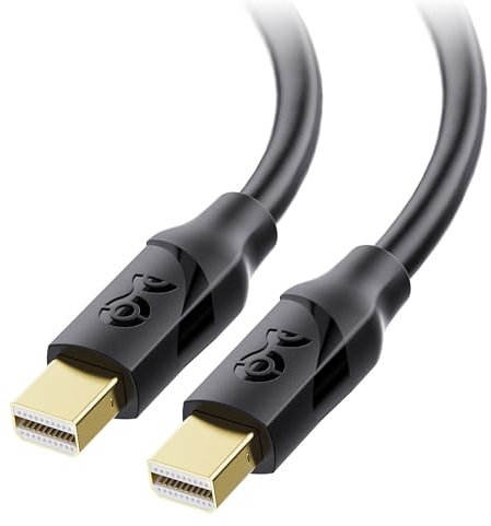 Cable Matters 4K Mini DisplayPort auf Mini DisplayPort Kabel, mDP Kabel mit 4K 60Hz, 2K 144Hz in Schwarz - 2 Meter