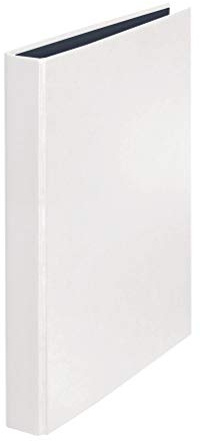Original Falken YourColor Ringbuch. Made in Germany. 2-D-Ring-Mechanik DIN A4 Füllhöhe 25 mm weiß Kalender Organizer Ring-Ordner Hefter Plastikordner ideal für Büro und Schule