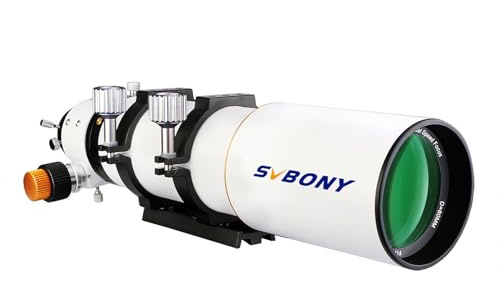 SVBONY SV503 Refractor Telescope, 80mm F7 Extra Low Dispersion Achromatic Refractor OTA, Dual-Speed Focuser, Telescope for Adults, for Astronomical Observation and Photography