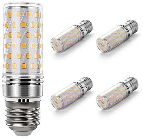 I-SHUNFA E27 LED mais glühbirnen,7W Warmweiß LED Lampen Ersatz für 70W Halogenlampe,3000k,Nicht Dimmbar Leuchtmittel,1000LM,360° Lichtwinkel Kein Flackern,AC100-265V(5-Pack)