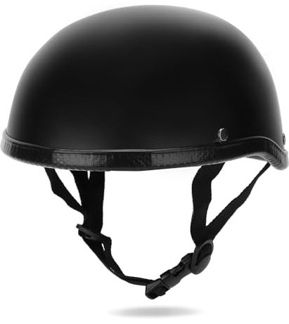 Halbschalenhelm, Jethelm Retro Chopper Helm Motorrad-Helm Roller Helm Herren Scooter-Helm Für Cruiser Halbhelm Herren Damen