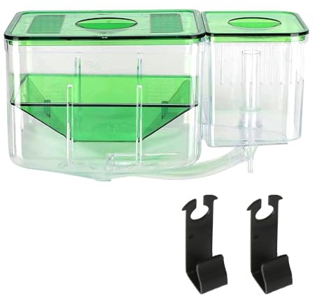 VOANZO Boîte d'élevage de Poissons d'aquarium Boîte d'élevage de Poissons à Double Couche Boîte d'isolement Incubateur d'éclosion d'alevins pour l'élevage Incubateur d'isolement sûr pour Aquariums