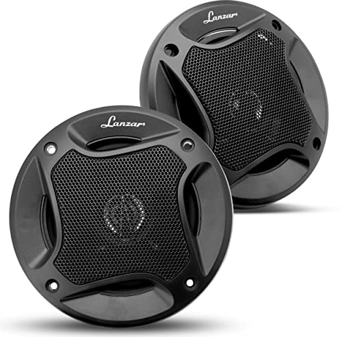 LANZAR Altoparlanti Auto MX52 Triaxiali 13,34 Centimetri, Speaker 240 Watt, Impedenza 4 Ohm, Risposta Frequenza 80-20 KHz, Casse Audio Cono Iniezione, Magneti 283,5 Grammi