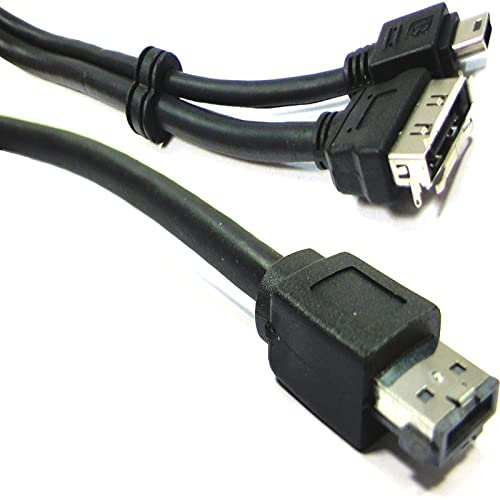 BeMatik - Câble USB ou eSATA + eSATAp (M/MiniUSB5pin-BM + eSATA-H) 0.5m
