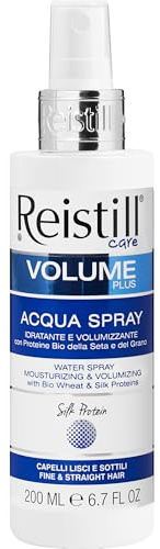 Reistill Volume Plus Water Spray – lätt leave-in-balsam för tråkigt och skadat hår – volymspray med veteproteiner – fuktgivande och volymgivande hårspray – 200 ml