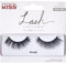 KISS Lash Couture Faux Mink Collection 1 Paar künstliche Wimpern, Mitternacht, ultrafein, konisch, synthetische Fake Lashes inkl. Wimpernkleber