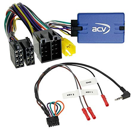 Lenkradfernbedienung Adapter Interface LFB Multi-Anschluss passend für Renault Clio III 2005-2009 kompatibel mit verschiedenen Autoradios