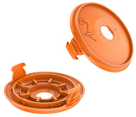 XIJIANG Lot de 2 Capuchon de Bobine pour Gardena Turbotrimmer EasyCut 450/25, ComfortCut 550/28, PowerCut 650/28, la Protection de la tête de Coupe (05343-20)