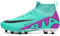 IFIKK Herren Fußballschuhe Stiefeletten Kinder Leder Fußballtraining Turnschuhe rutschfeste Sport Training Professionelle Stollen Fußballschuhe (KV05,44)