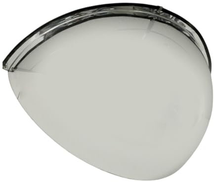 Amagogo Miroir convexe demi-dôme, Angle de vision de 180 degrés, accessoires pour stationnement routier, entrepôt, Garage, pots d'allée
